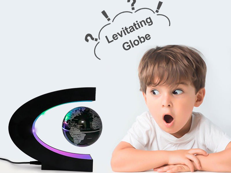 Magnetic Floating Globe – LED Illuminated Rotating Earth with Levitation Technology (Science Gift for Kids/Adults) - usaclicknbuy.com