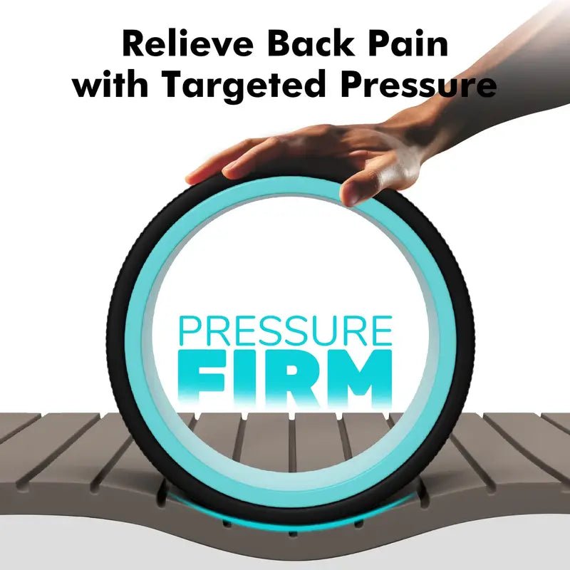 Deep Tissue Foam Roller Wheel – Ergonomic Back & Neck Pain Relief, Trigger Point Massage for Muscle Recovery - usaclicknbuy.com