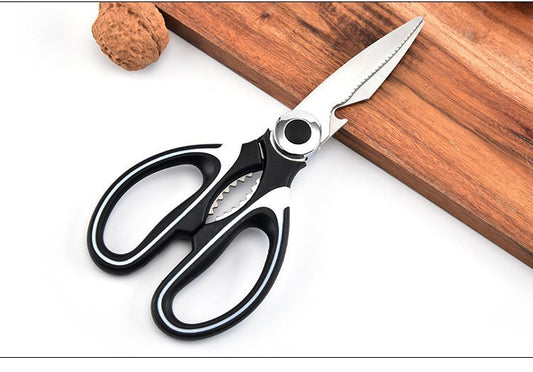 Heavy - Duty Kitchen Scissors Set – Dual - Use for Seafood & Cooking, Razor - Sharp Stainless Steel w/ Ergonomic Handle - usaclicknbuy.com