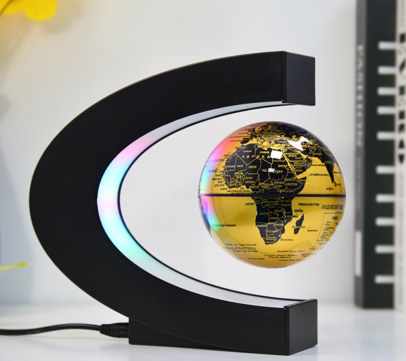 Magnetic Floating Globe – LED Illuminated Rotating Earth with Levitation Technology (Science Gift for Kids/Adults) - usaclicknbuy.com