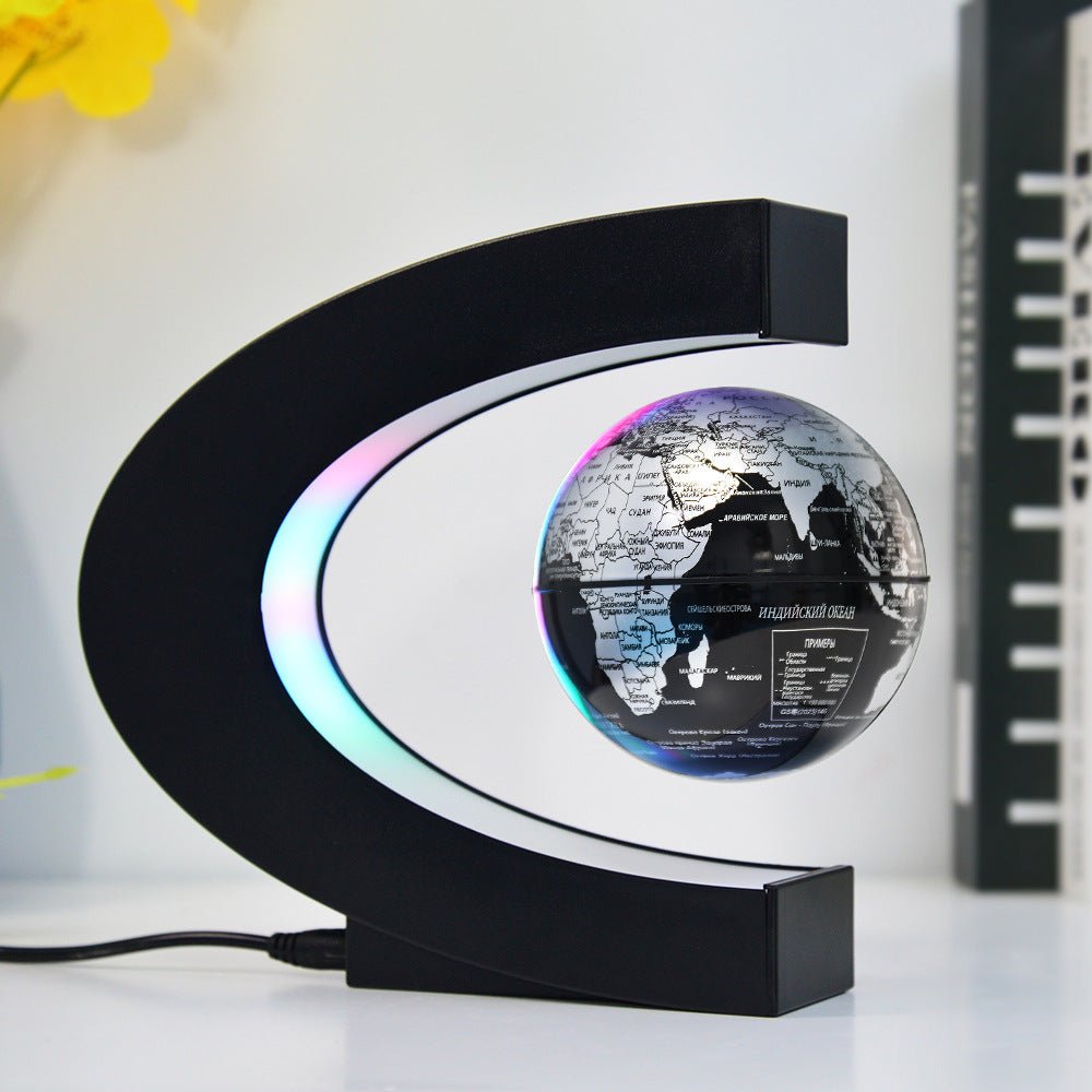 Magnetic Floating Globe – LED Illuminated Rotating Earth with Levitation Technology (Science Gift for Kids/Adults) - usaclicknbuy.com