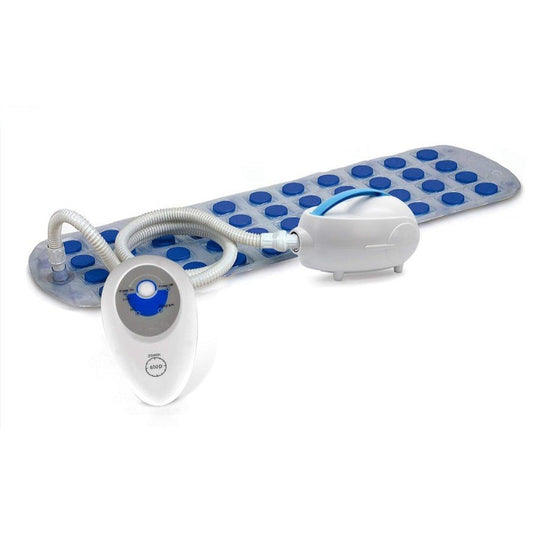 Portable Spa Bubble Bath Massager - Waterproof Non - Slip Mat w/ Motorized Pump, Adjustable Bubbles & Remote - usaclicknbuy.com