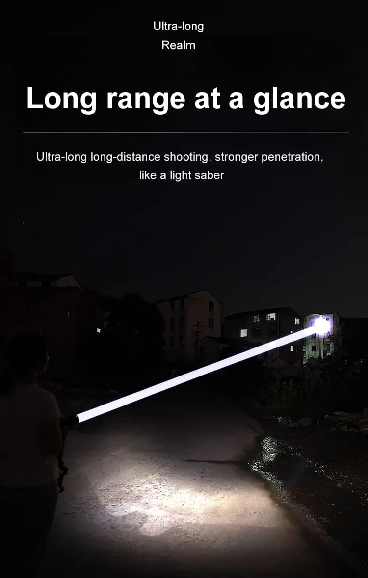 Telescopic Zoom Long - Range Outdoor Flashlight - usaclicknbuy.com