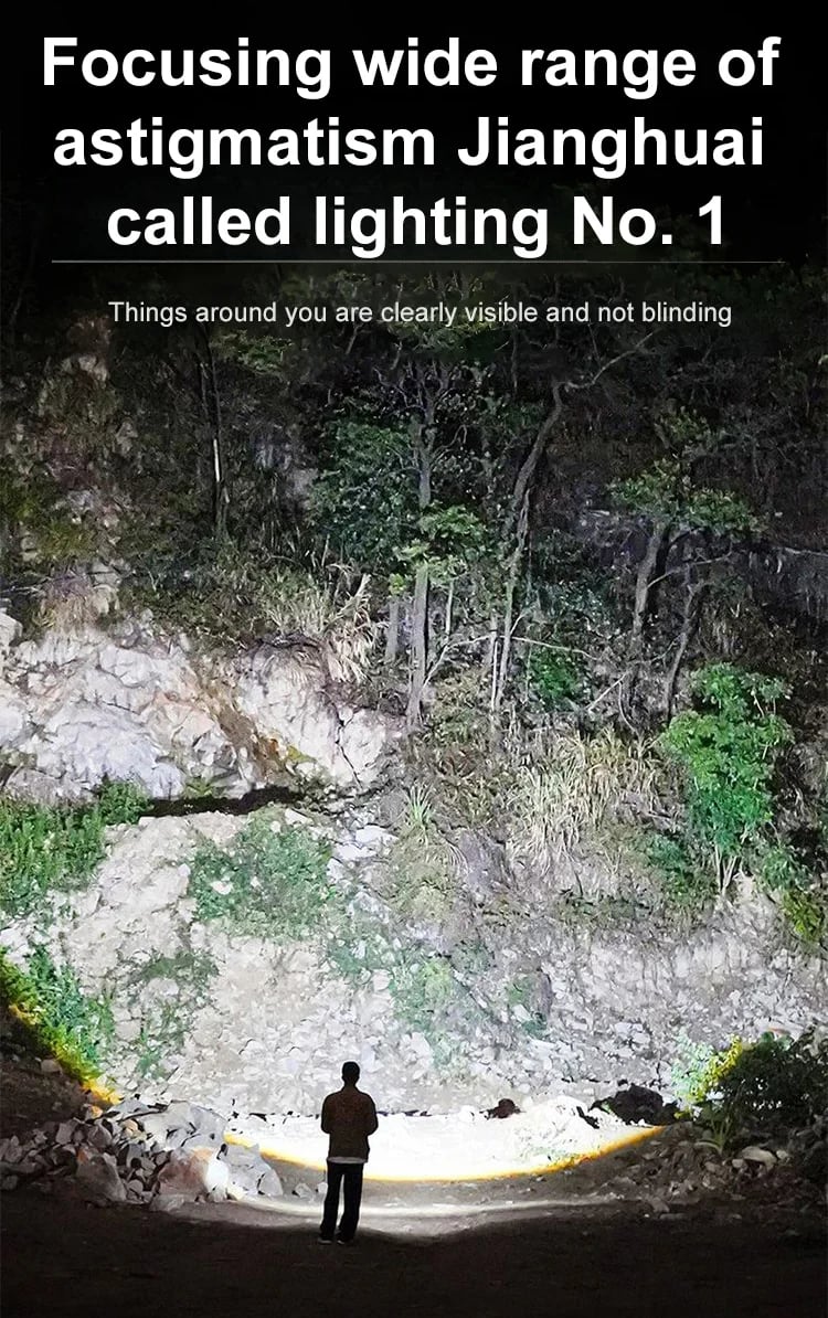 Telescopic Zoom Long - Range Outdoor Flashlight - usaclicknbuy.com