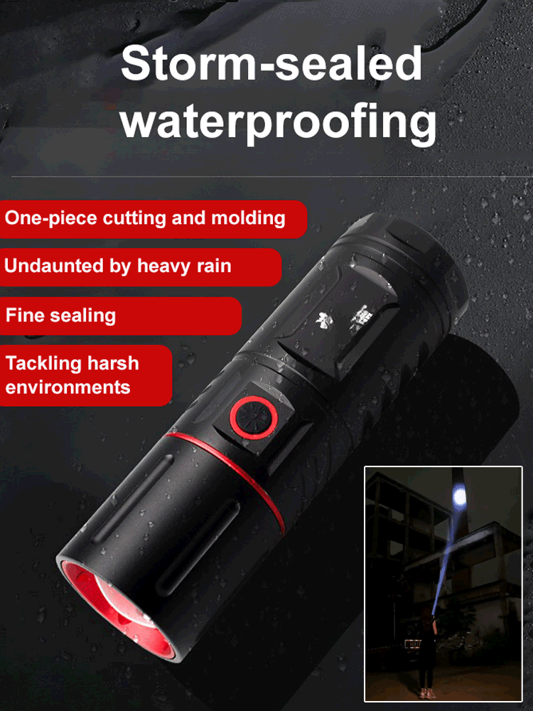 Telescopic Zoom Long - Range Outdoor Flashlight - usaclicknbuy.com