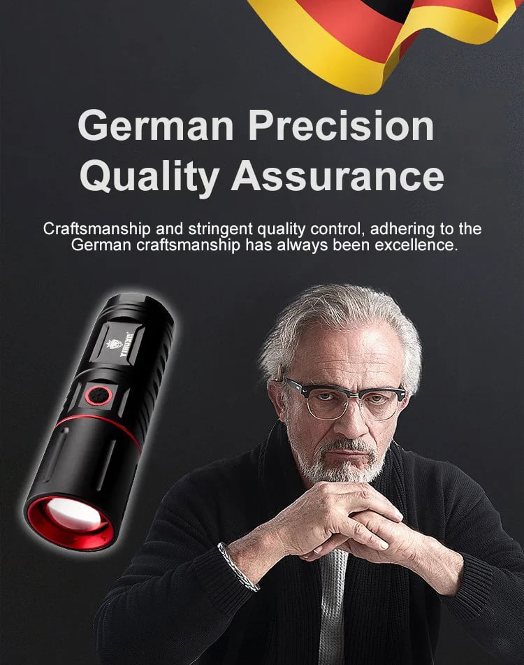 Telescopic Zoom Long - Range Outdoor Flashlight - usaclicknbuy.com