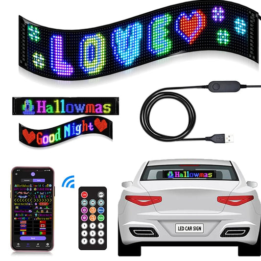 🔥 Ultra - thin flexible Bluetooth LED screen - usaclicknbuy.com