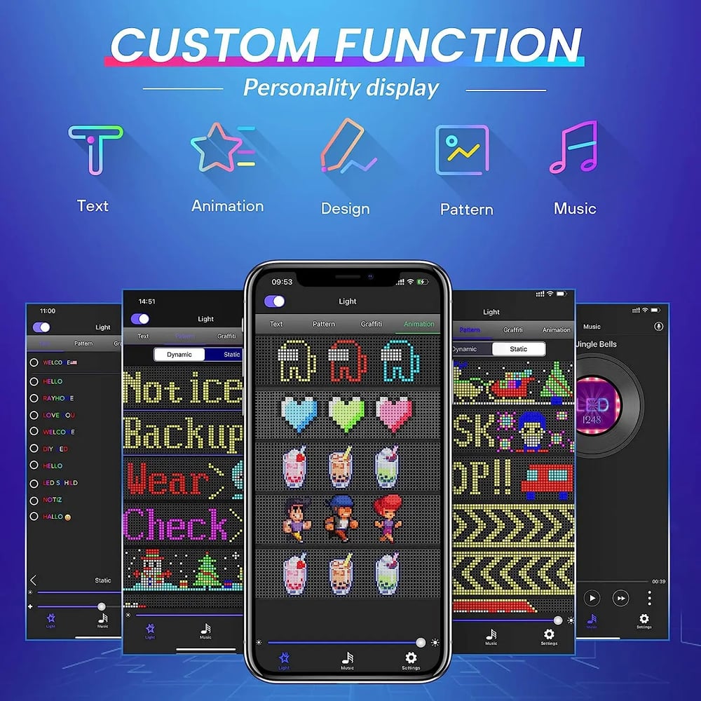 🔥 Ultra - thin flexible Bluetooth LED screen - usaclicknbuy.com